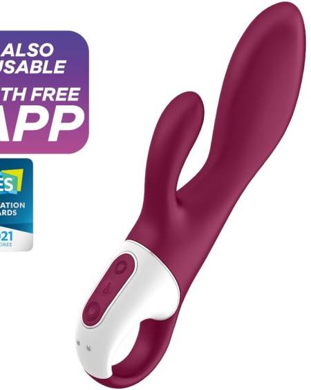 Vibrador SATISFYER Heated Affair para ponto G com função de calor