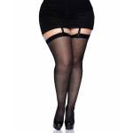 Medias Negras Plus da Leg Avenue