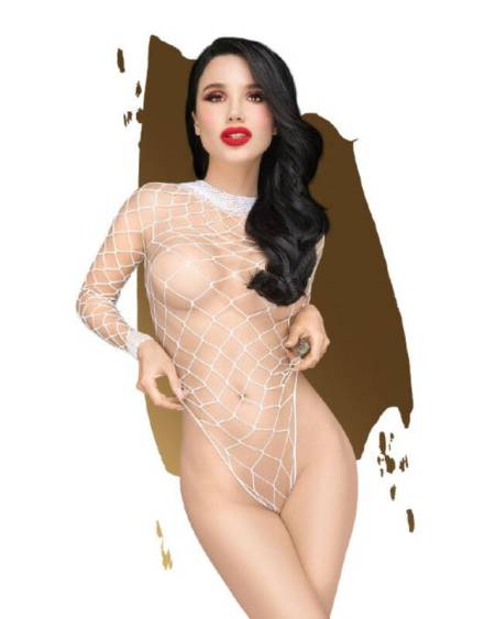 PENTHOUSE SCANDALOUS TEDDY PRETO XL em lingerie