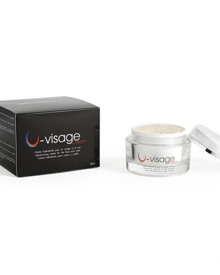 Creme facial U-Visage da 500 COSMETICS para o rosto e o pescoço
