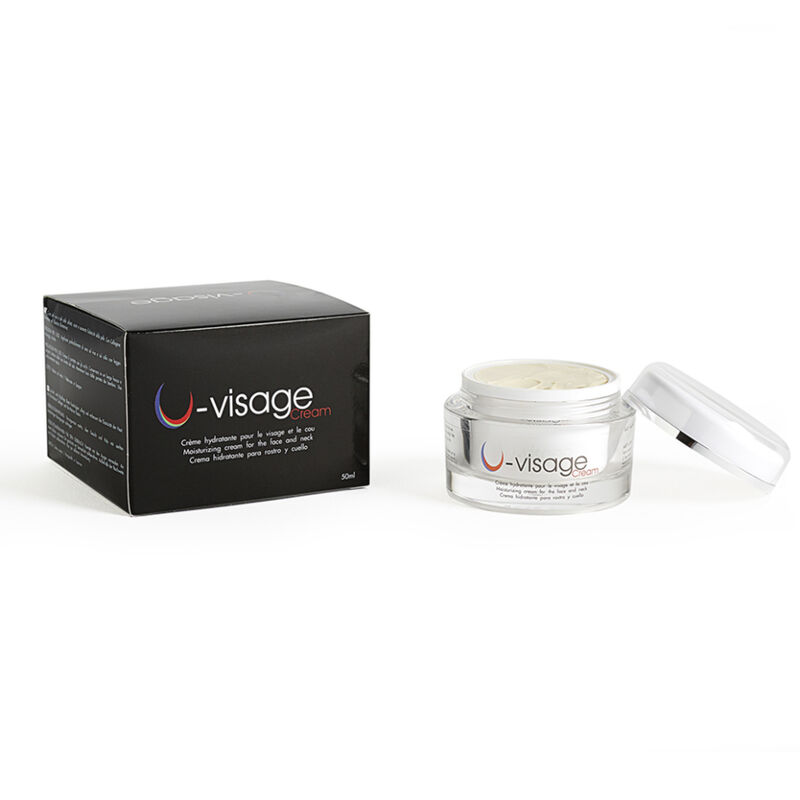 Creme facial U-Visage da 500 COSMETICS para o rosto e o pescoço