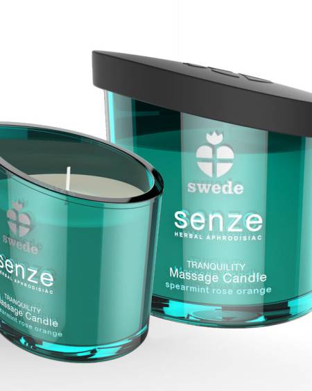 SWEDE - SENZE TRANQUILITY VELA MASAJE - HIERBABUENA, ROSA, NARANJA