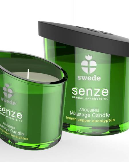 SWEDE - SENZE AROUSING VELA MASAJE - LIMÓN, PIMIENTA, EUCALIPTO