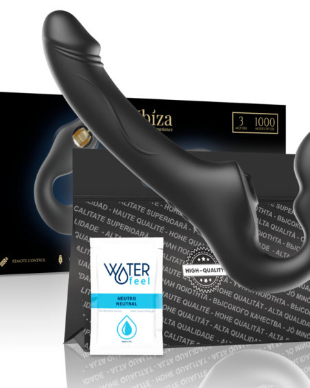 IBIZA - VIBRADOR STRAPLESS CONTROL REMOTO 3 MOTORES 1000 COMBINACIONES.