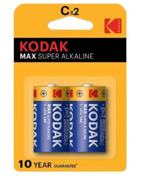 KODAK - MAX PILA ALCALINA C LR14 BLISTER*2