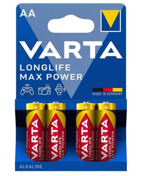 VARTA - MAX POWER PILA ALCALINA AA LR6 BLISTER*4