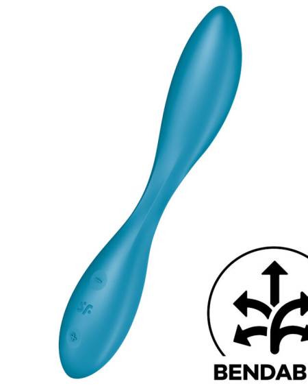 Vibrador G-SPOT FLEX 1 da SATISFYER na cor azul