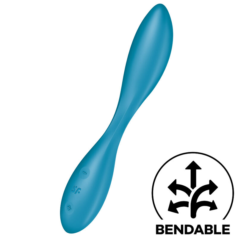 Vibrador G-SPOT FLEX 1 da SATISFYER na cor azul