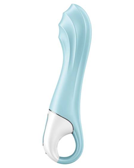 Vibrador de ponto G insuflável azul SATISFYER Air Pump Vibrator 5+
