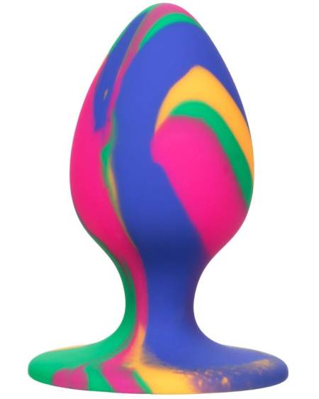 Plug Anal Cheeky Medium Tie-Dye em silicone
