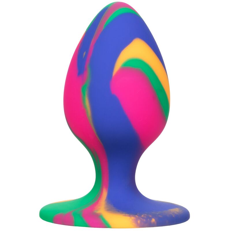 Plug Anal Cheeky Medium Tie-Dye em silicone