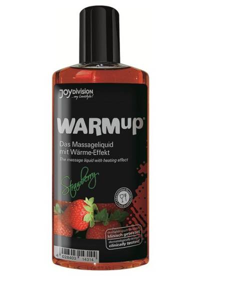 Óleo de Massagem WARMup Morango 150ml