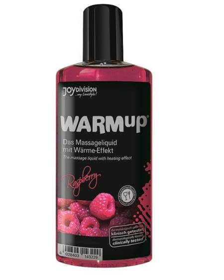 Óleo de Massagem JOYDIVISION WARMUP Efeito Calor Framboesa 150ml