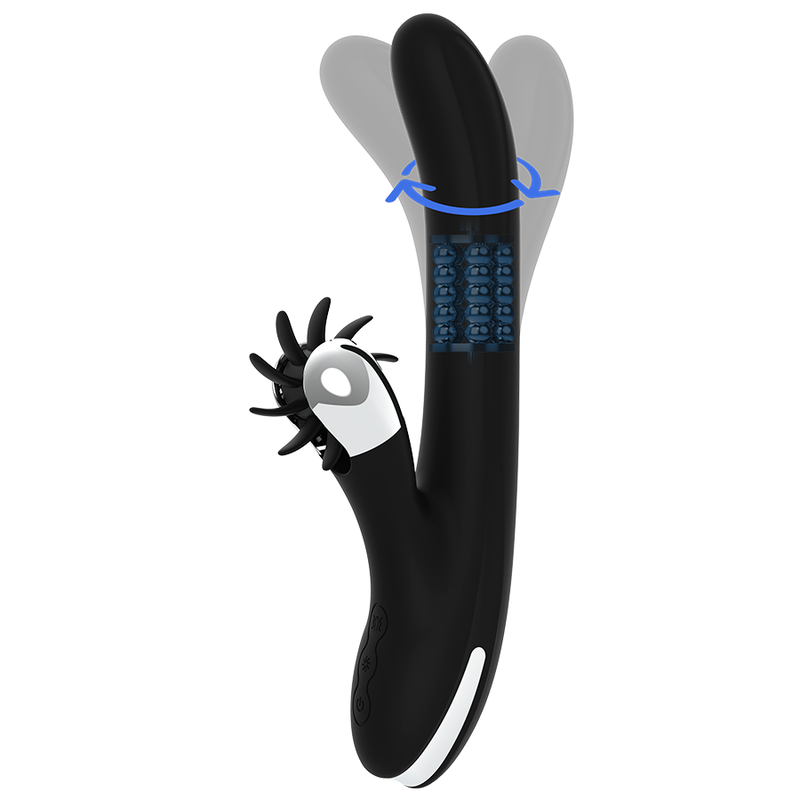 Vibrador Bunny Storm Rotation Vibe da marca BLACK&SILVER