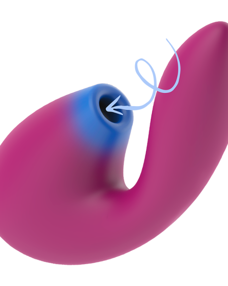 COVERME - CLITORAL SUCCIONADOR & VIBRADOR POTENTE G-SPOT RUSH