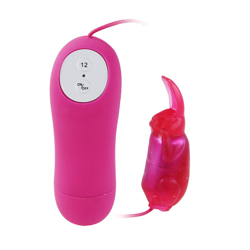 Conejito vibrador com controle remoto e 12 velocidades