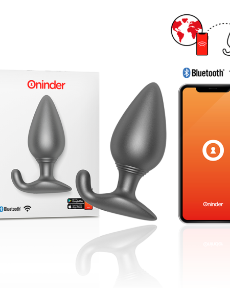 ONINDER RIO PLUG ANAL VIBRADOR PRETO