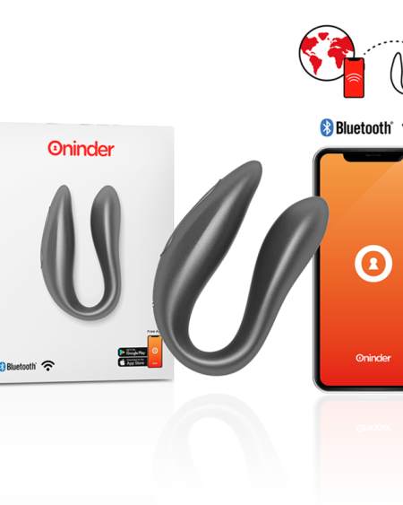 Estimulador ONINDER Lisboa para o clítoris e o ponto G, com controlo por aplicação