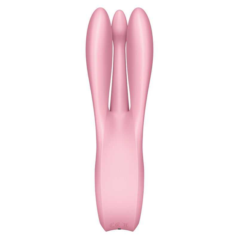 SATISFYER - THREESOME 1 VIBRADOR AZUL - ROSA