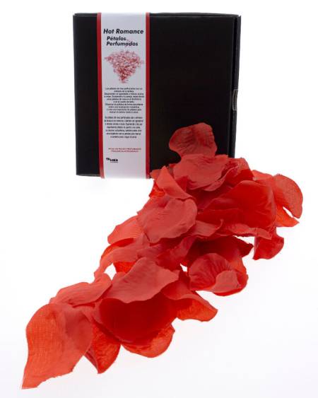 Pétalos vermelhos perfumados com fragrância afrodisíaca