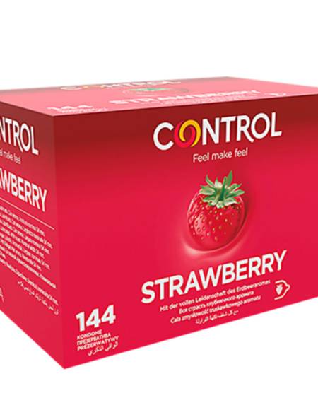CONTROL – Adapta morango preservativos 144 unidades