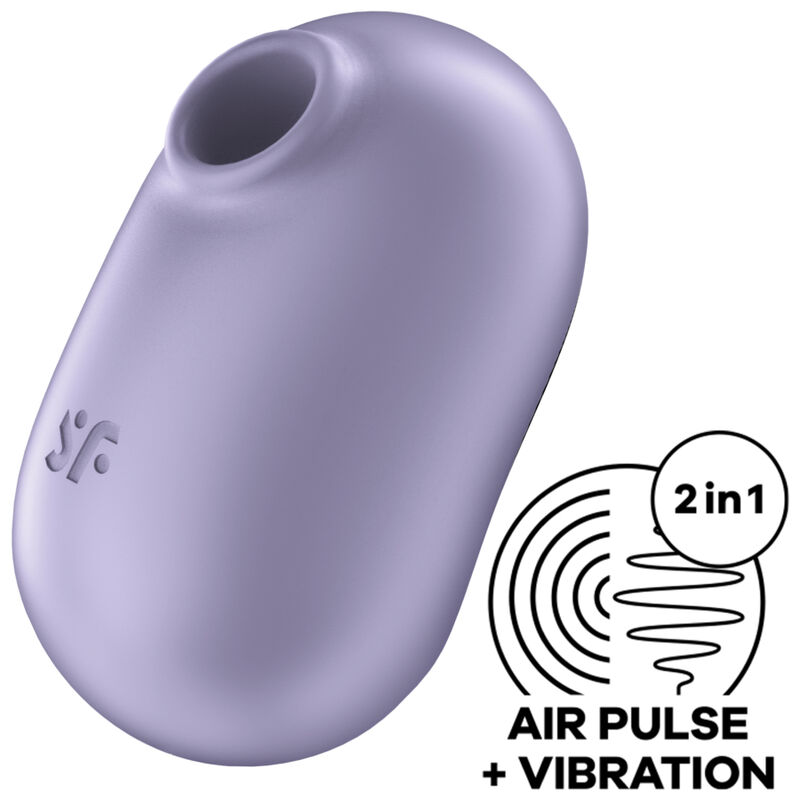 Satisfyer Pro To Go 2 Estimulador e Vibrador Dobre Bege