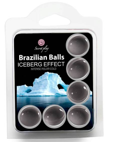 Set de 6 bolas brasileiras efeito iceberg da SECRETPLAY