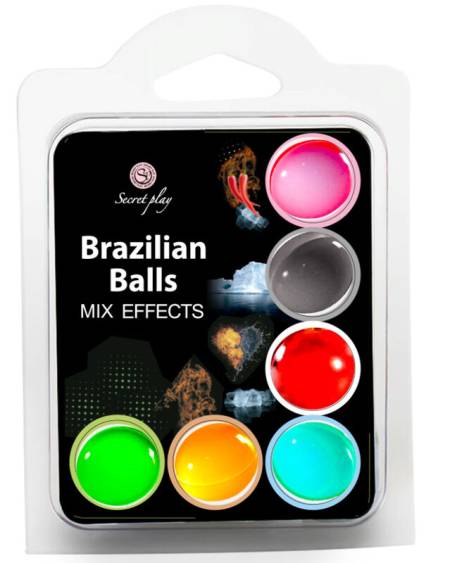 Set de 6 Bolas Brasileiras Mix Efeitos