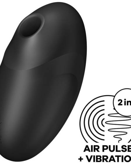 Satisfyer Vulva Lover 3 Estimulador e Vibrador Preto