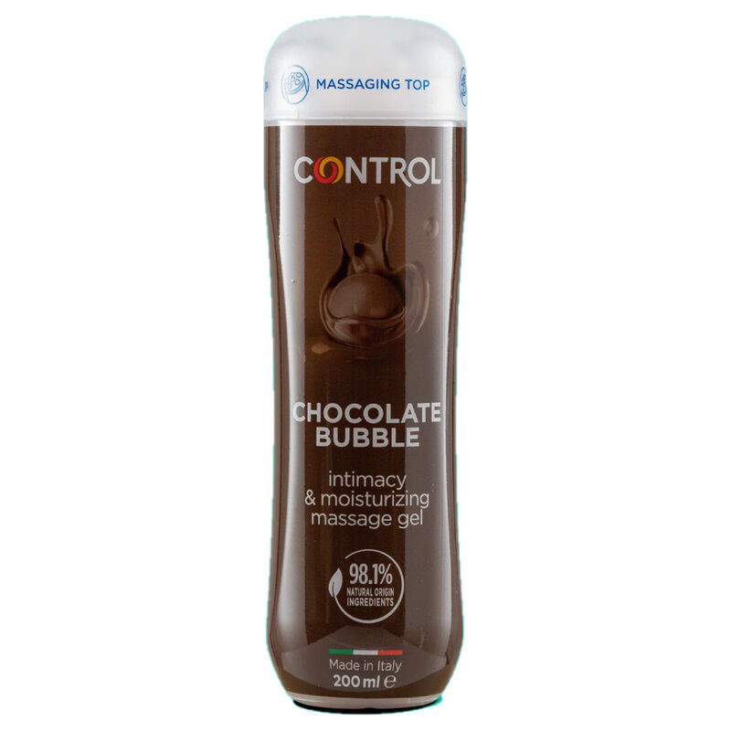 Gel de massagem 3 em 1 Chocolate Bubble 200 ml