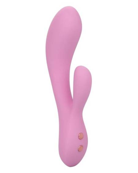 Massajador dual Zoie Rosa da CALEXOTICS
