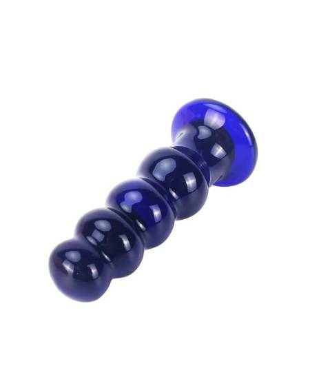 Plug anal de vidro vibrante Butocks da Toyjoy