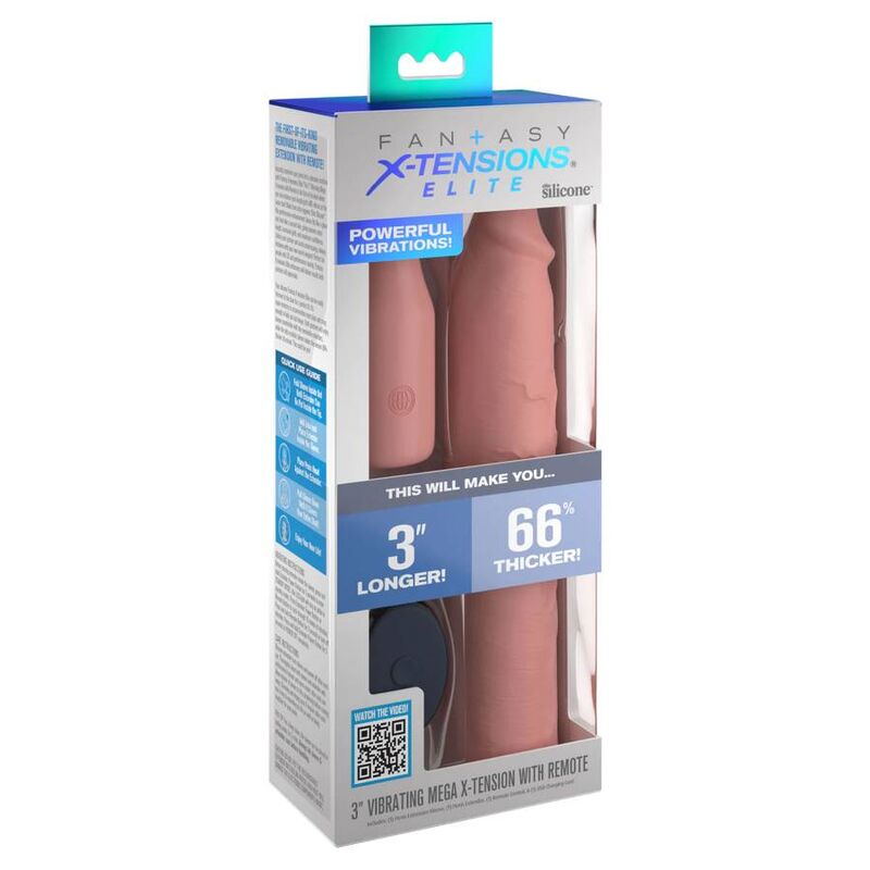Manga extensora Pipedreams com plug remoto