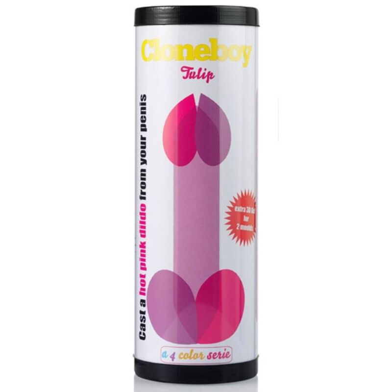 Dildo Tulip Rosa Intenso da Cloneboy