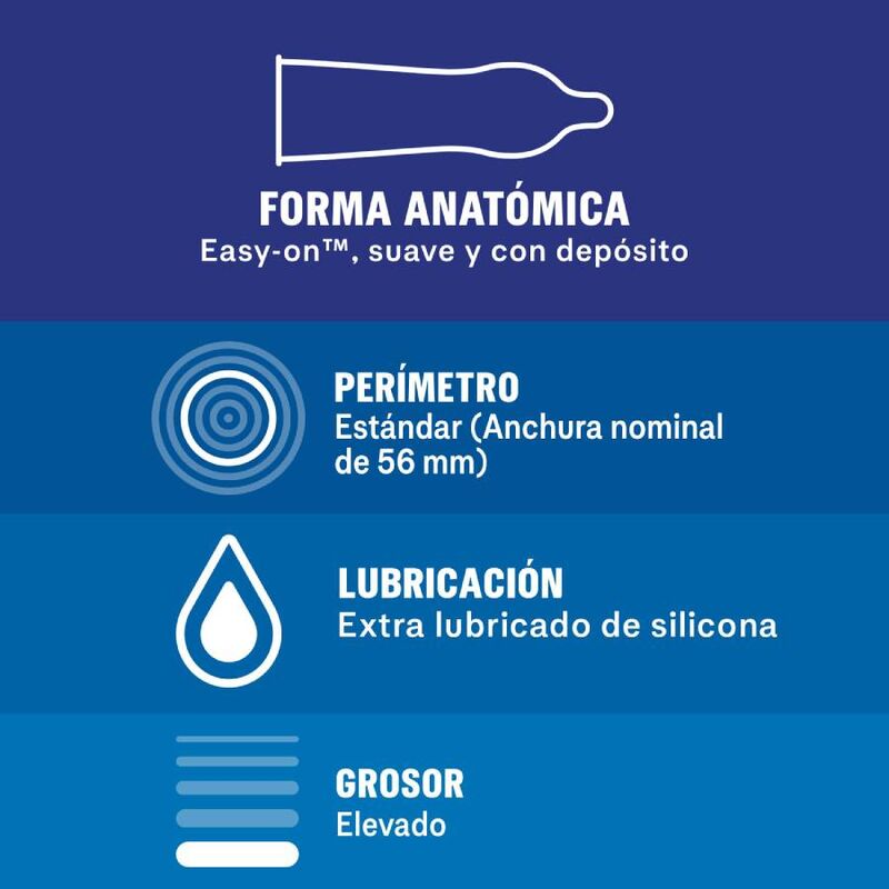 Durex Extra Seguro - Preservativos 12 Unidades