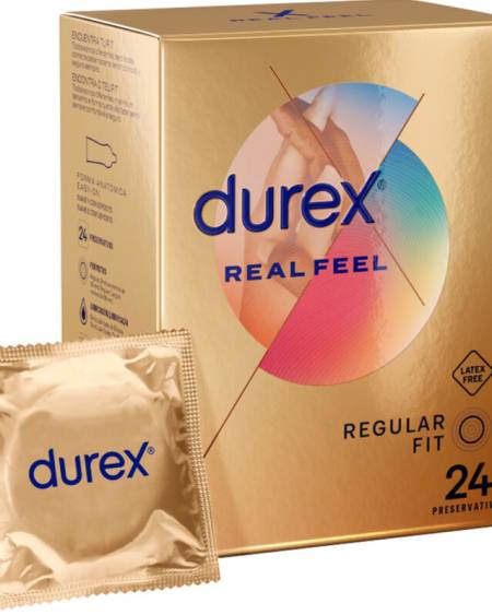 Preservativos Durex Real Feel 24 Unidades