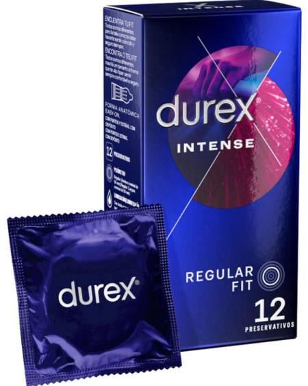 DUREX - INTENSE ORGASMIC 12 UNIDADES