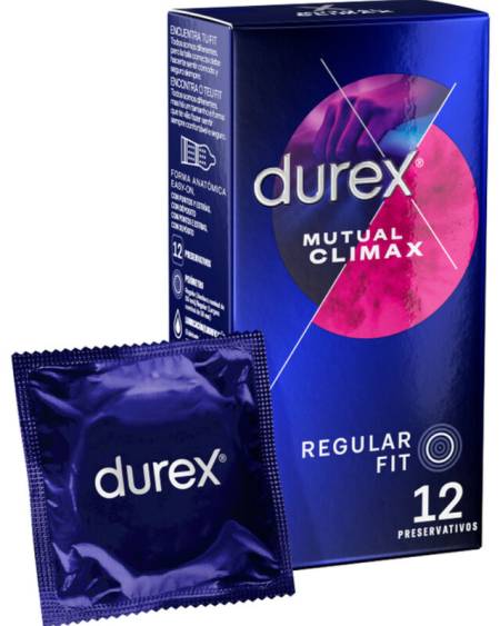 Durex Climax Mutuo - Preservativos 12 Unidades