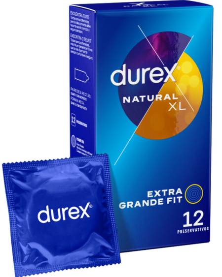 DUREX Natural XL - Preservativos Extragrandes