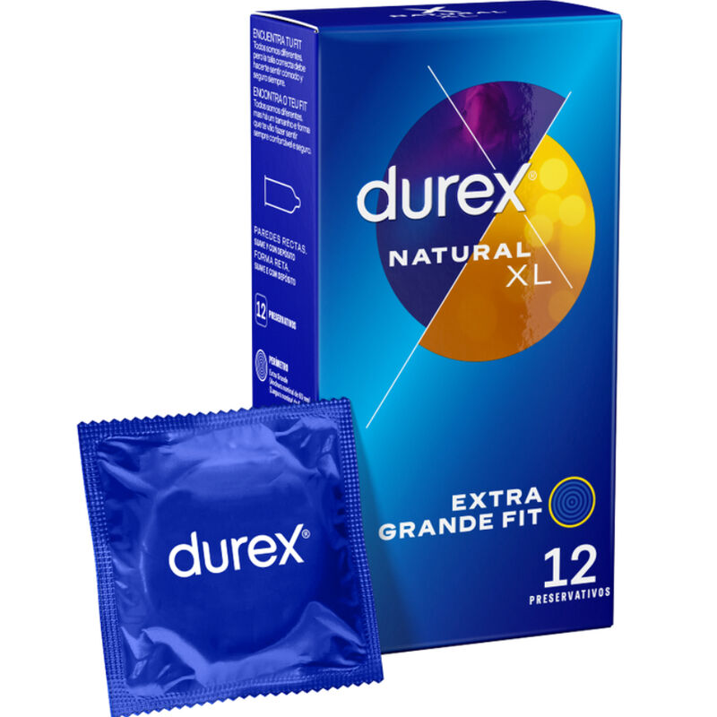 DUREX Natural XL - Preservativos Extragrandes