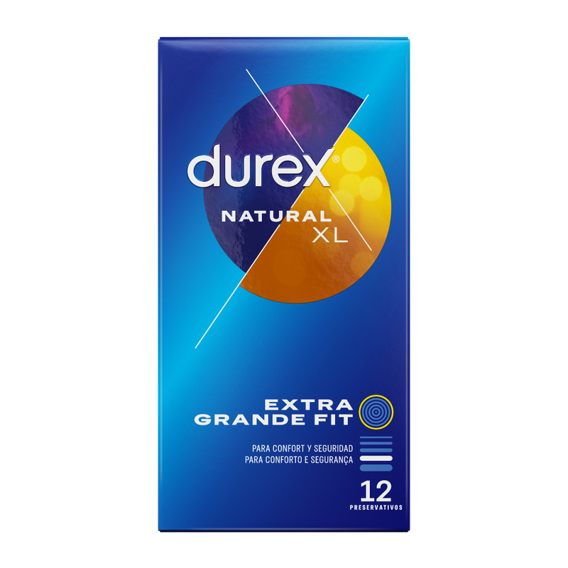 DUREX Natural XL - Preservativos Extragrandes