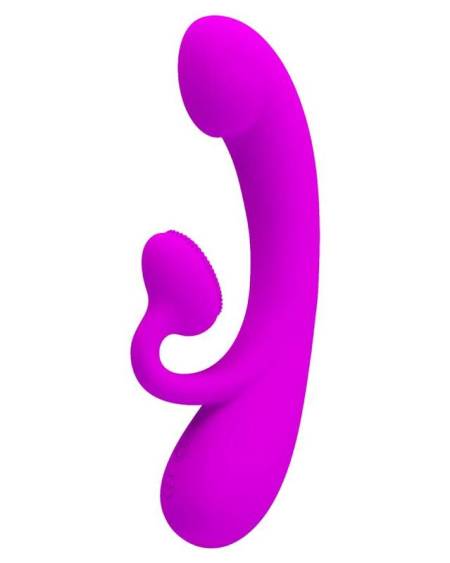 PRETTY LOVE - SINCERE VIBRADOR Y SUCCIONADOR DE CLÍTORIS SILICONA MORADO