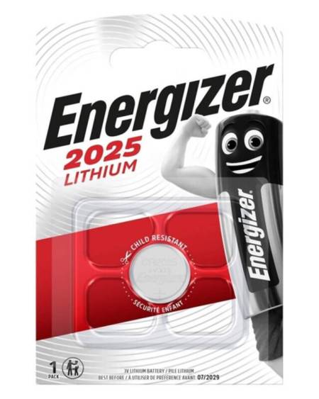 ENERGIZER - PILA BOTON LITIO CR2025 3V BLISTER*1