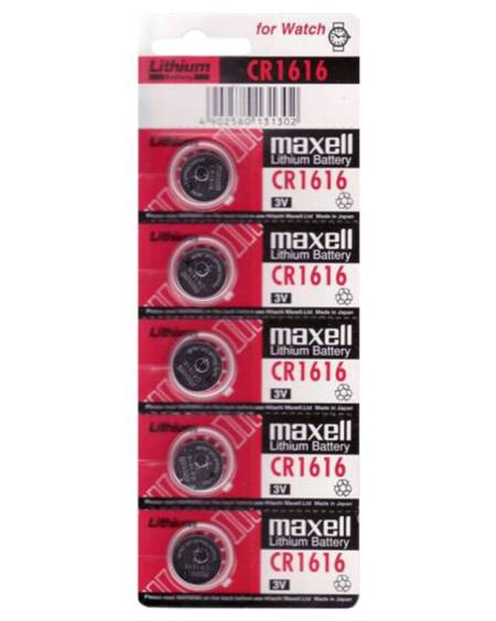 MAXELL - PILA BOTON LITIO CR1616 3V BLISTER*5