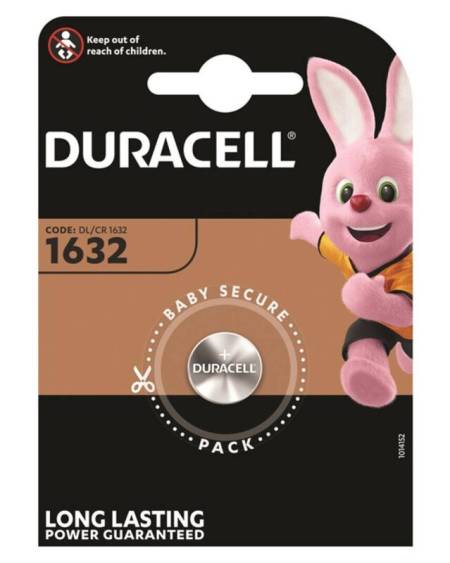 DURACELL - PILA BOTON LITIO CR1632 3V BLISTER*1