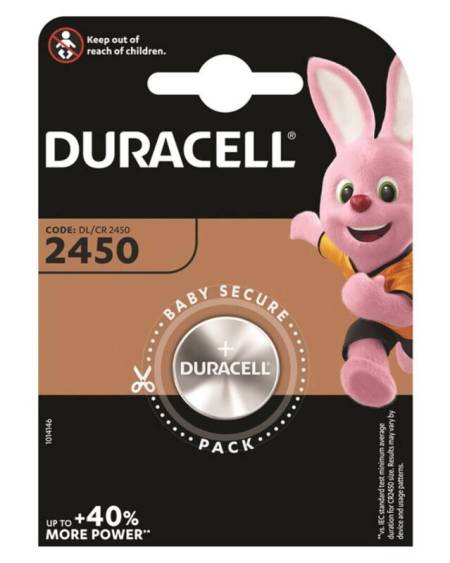 Pilha botão lítio CR2450 3V Duracell