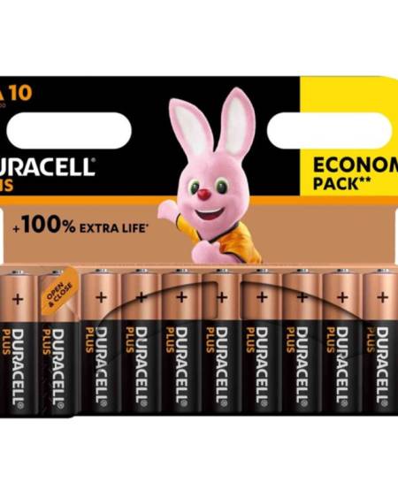 Pilha Alcalina Duracell Plus Power AA LR6