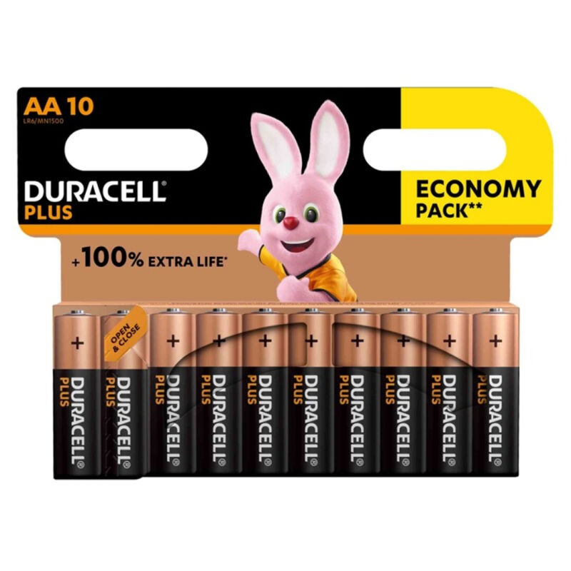 Pilha Alcalina Duracell Plus Power AA LR6