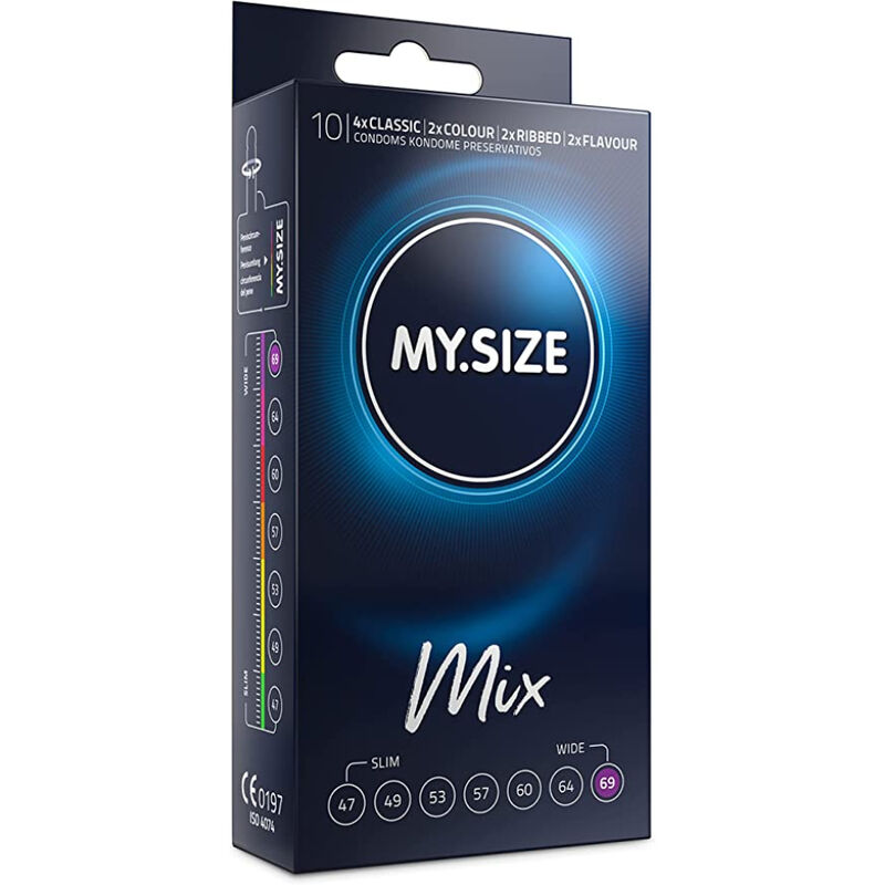 Preservativos MY SIZE 69 mm em várias opções