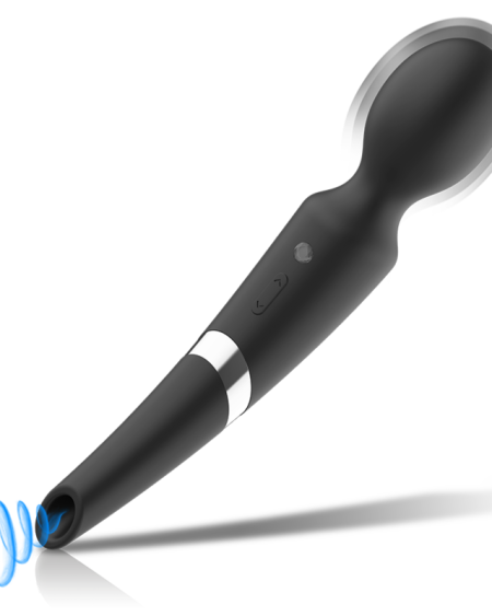 BLACK&SILVER - BECK WAND Y SUCCIONADOR 2 EN 1 SILICONA